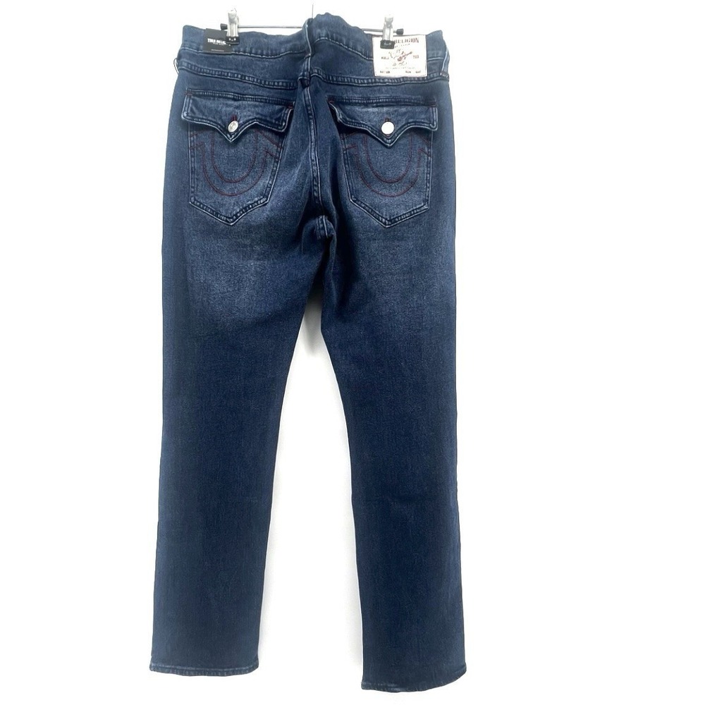 True Religion Ricky Relaxed Straight Jeans Men's 34x34 SN Flap Pocket NEW $159